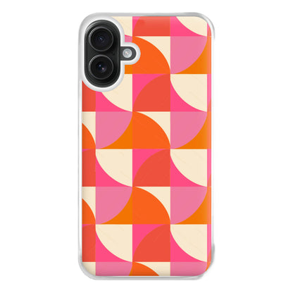 Wavy Abstract  Phone Case for iPhone 16 Plus