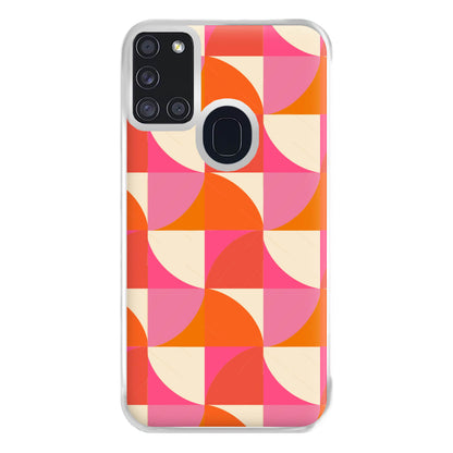 Wavy Abstract  Phone Case for Galaxy A21s