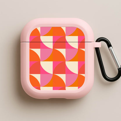 Wavy Abstract  Pink AirPods Case