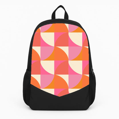 Wavy Abstract  Large Backpack