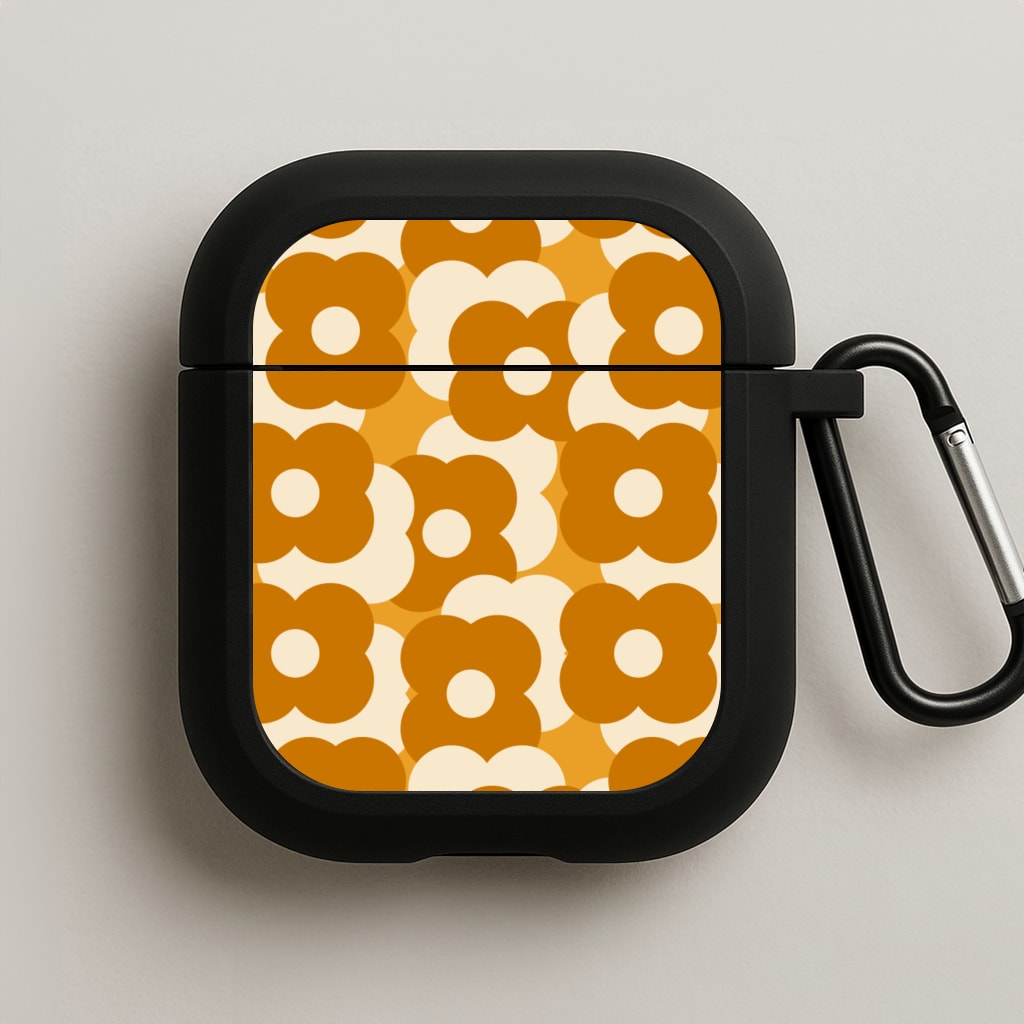 Retro Flower Pattern AirPods Case