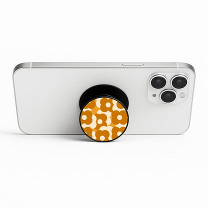 Retro Flower Pattern Phone Stand