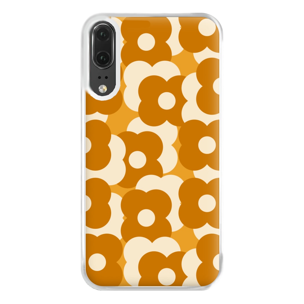 Retro Flower Pattern Phone Case for Huawei P20