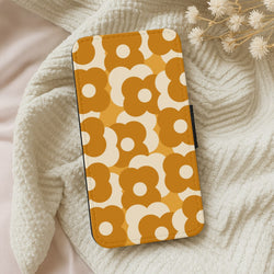 Retro Flower Pattern Wallet Phone Case