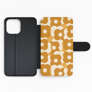 Retro Flower Pattern Flip / Wallet Phone Case 2