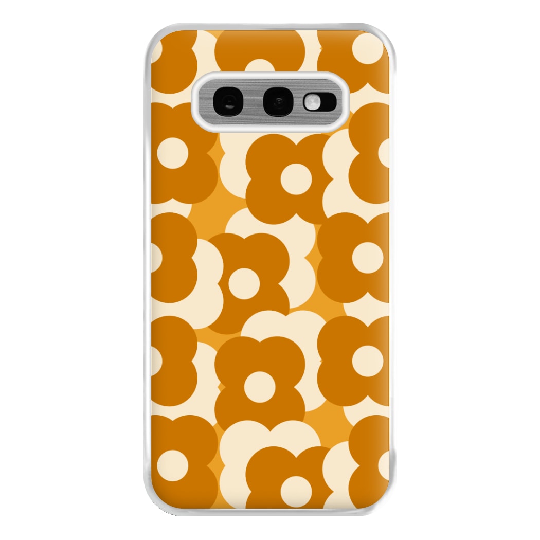 Retro Flower Pattern Phone Case for Galaxy S10e