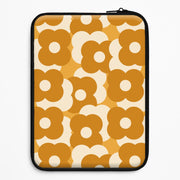 Retro Flower Pattern Laptop Sleeve 1