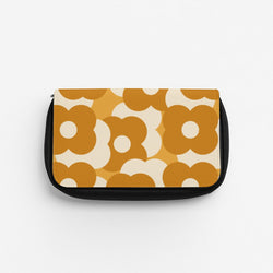 Retro Flower Pattern Pencil Case