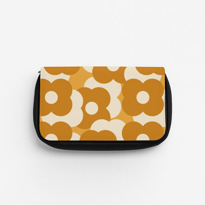 Retro Flower Pattern Pencil Case