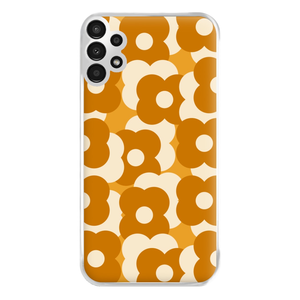 Retro Flower Pattern Phone Case for Galaxy A13