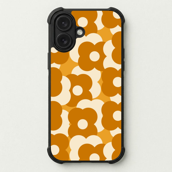 Retro Flower Pattern Phone Case — Bumper case