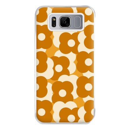 Retro Flower Pattern Phone Case for Galaxy S8 Plus