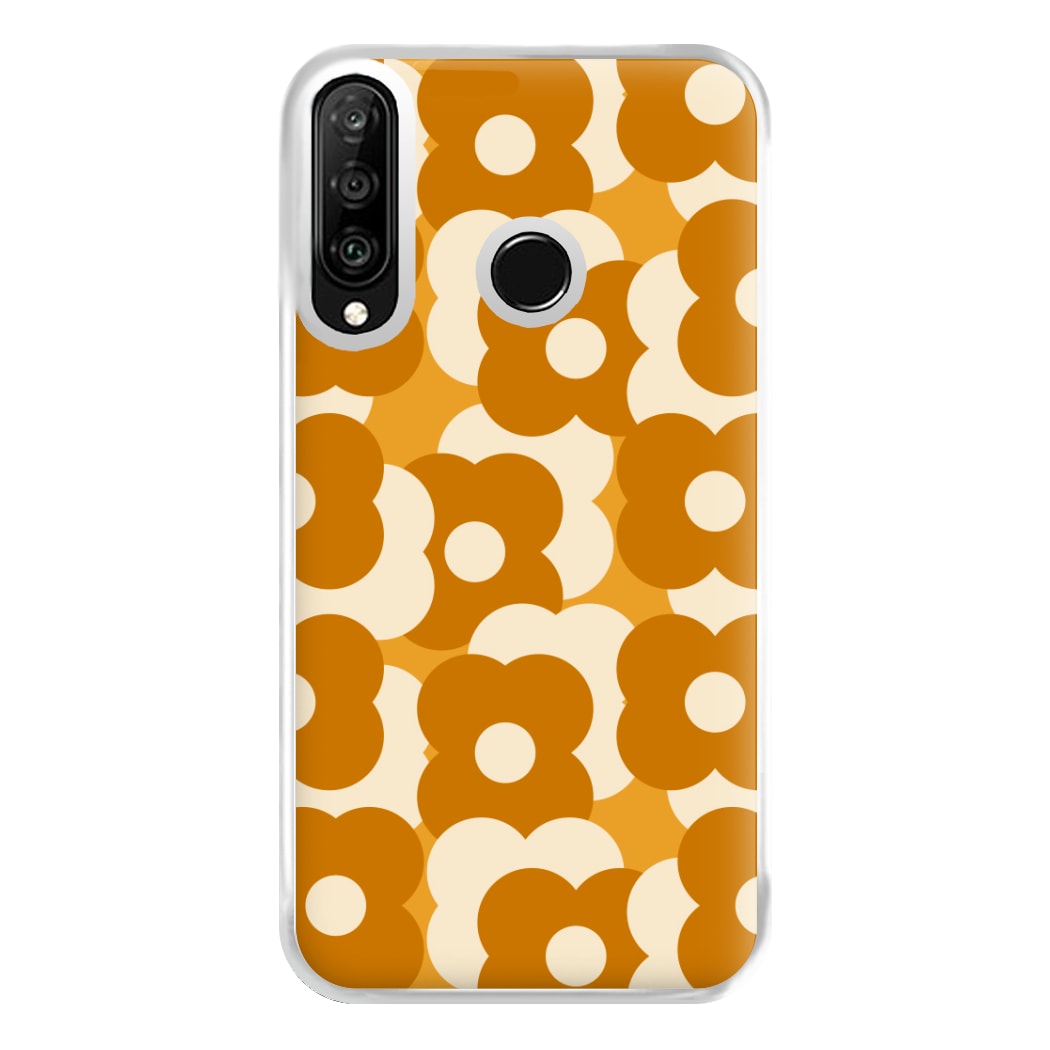 Retro Flower Pattern Phone Case for Huawei P30 Lite