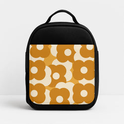Retro Flower Pattern Insulated Lunchbox