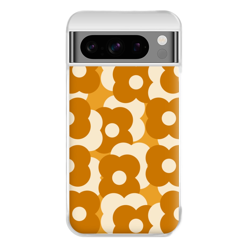 Retro Flower Pattern Phone Case for Google Pixel 8 Pro