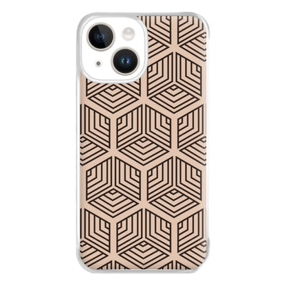 Illusion Pattern Phone Case for iPhone 14