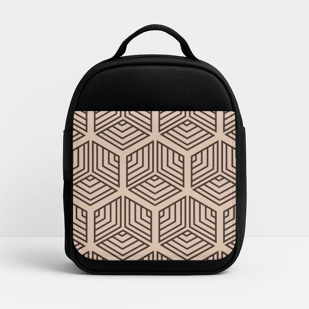 Illusion Pattern Insulated Lunchbox