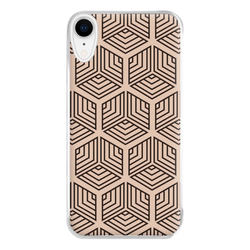 Illusion Pattern Phone Case for iPhone XR