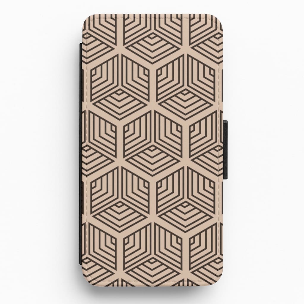 Illusion Pattern Flip / Wallet Phone Case