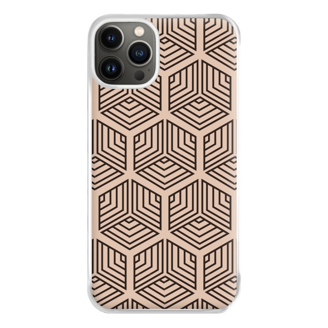 Illusion Pattern Phone Case for iPhone 13