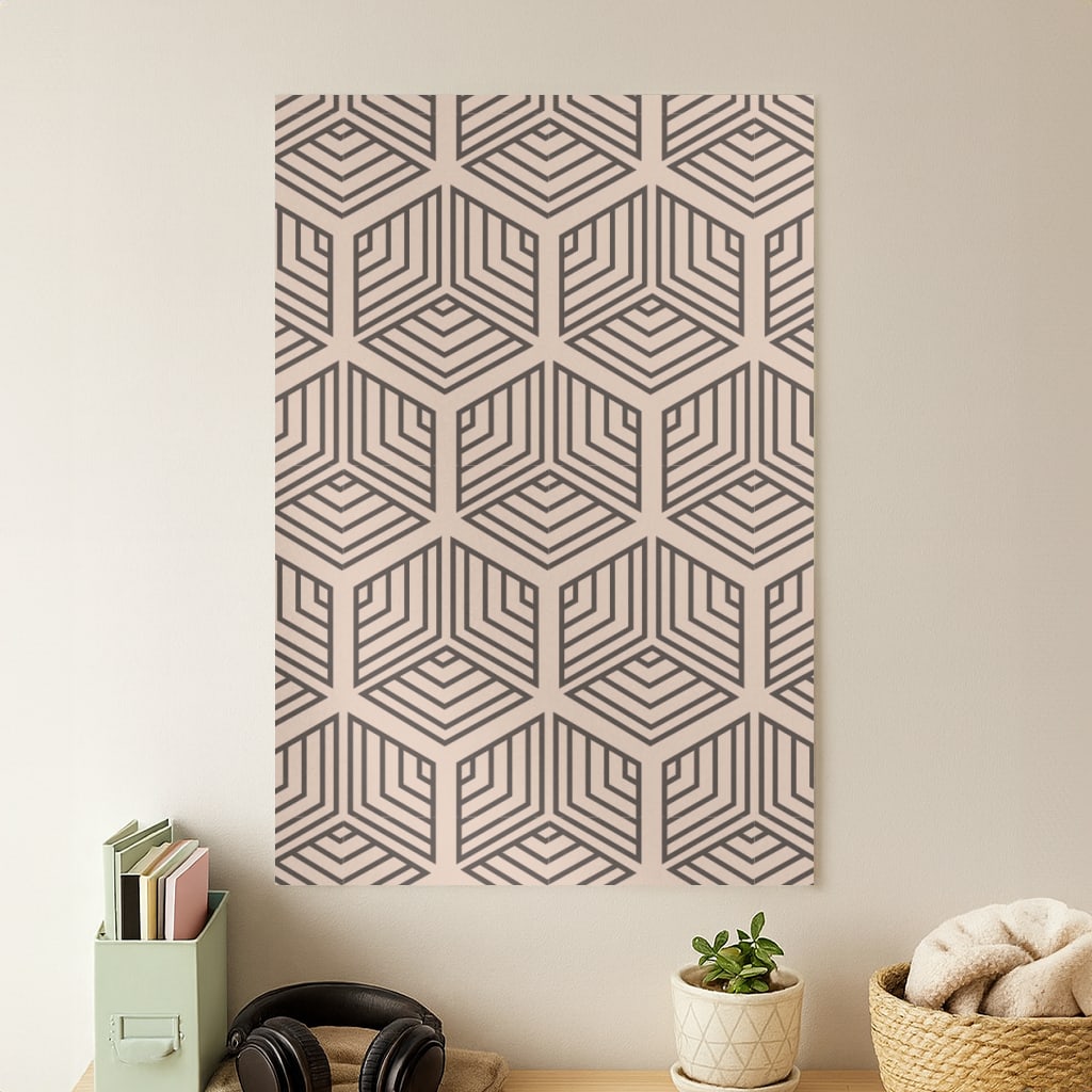 Illusion Pattern Poster