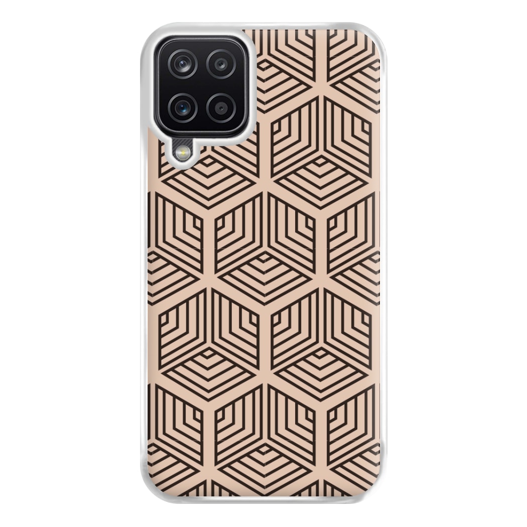 Illusion Pattern Phone Case for Galaxy A12