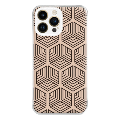 Illusion Pattern Phone Case for iPhone 14 Pro Max