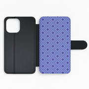 Diamond Pattern Flip / Wallet Phone Case 2
