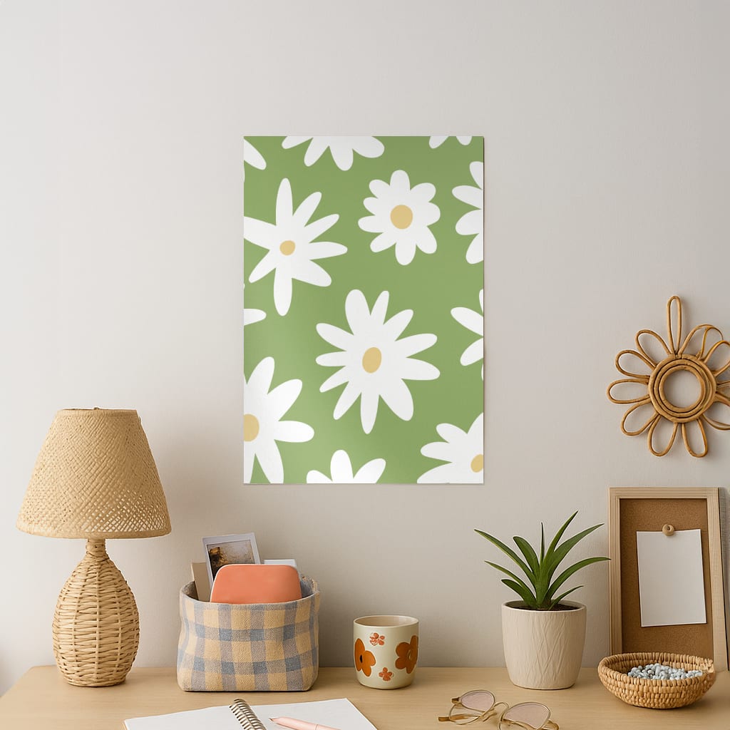 Funky Daisy Art Print