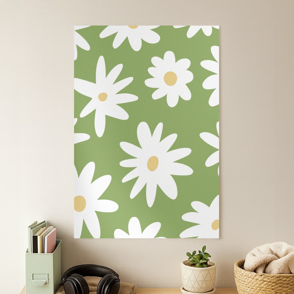Funky Daisy Poster