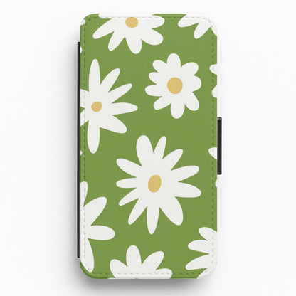 Funky Daisy Flip / Wallet Phone Case