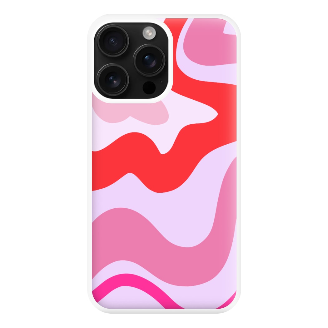 Purple & Pink Abstract  Phone Case for iPhone 16 Pro Max