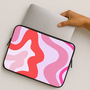 Purple & Pink Abstract  Laptop Sleeve 2