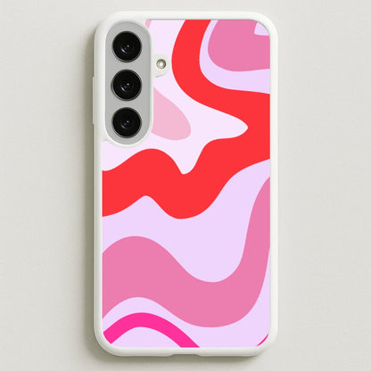 Purple & Pink Abstract Phone Case for Galaxy S25FE