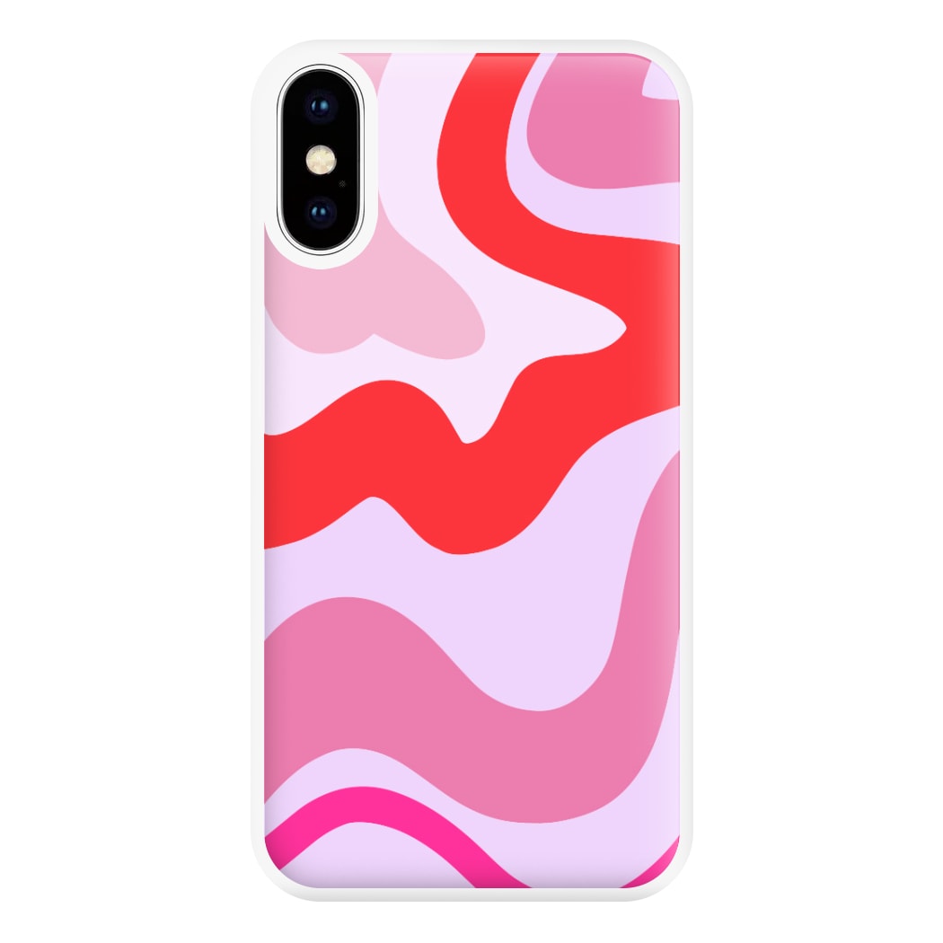 Purple & Pink Abstract  Phone Case for iPhone XS Max