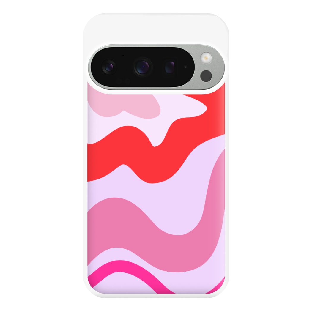 Purple & Pink Abstract  Phone Case for Google Pixel 9 Pro XL