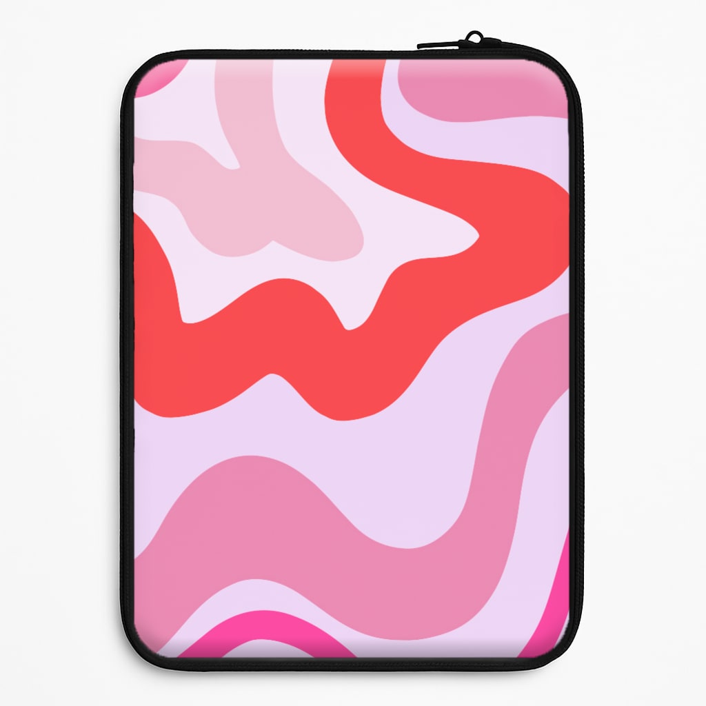 Purple & Pink Abstract  Laptop Sleeve