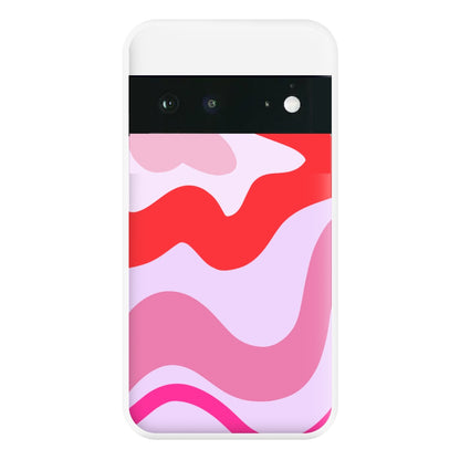 Purple & Pink Abstract  Phone Case for Google Pixel 6a