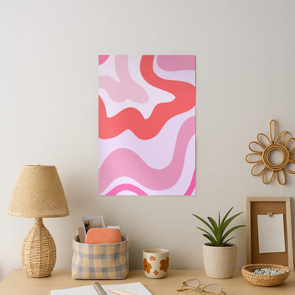 Purple & Pink Abstract  Art Print