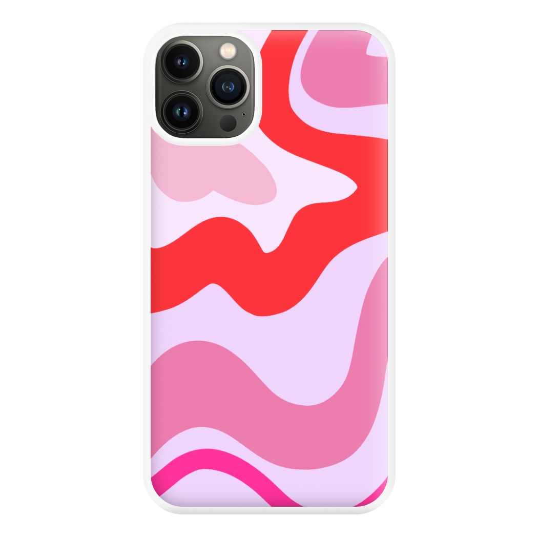 Purple & Pink Abstract  Phone Case for iPhone 13