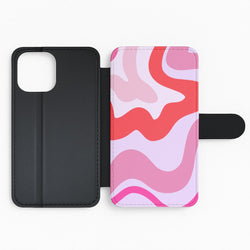 Purple & Pink Abstract  Flip Phone Case