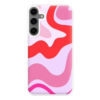 Purple & Pink Abstract  Phone Case for Galaxy S24FE