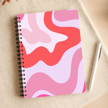 Purple & Pink Abstract  Notepad