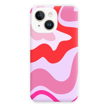 Purple & Pink Abstract  Phone Case for iPhone 14 Plus