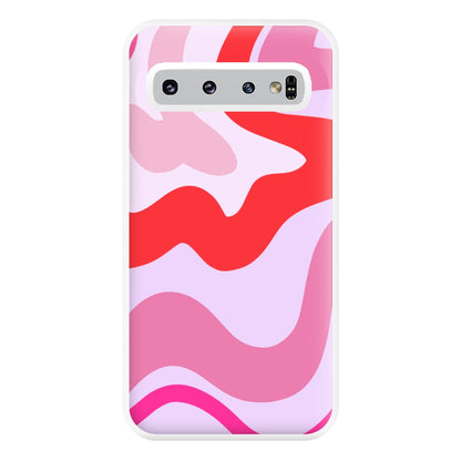 Purple & Pink Abstract  Phone Case for Galaxy S10 Plus