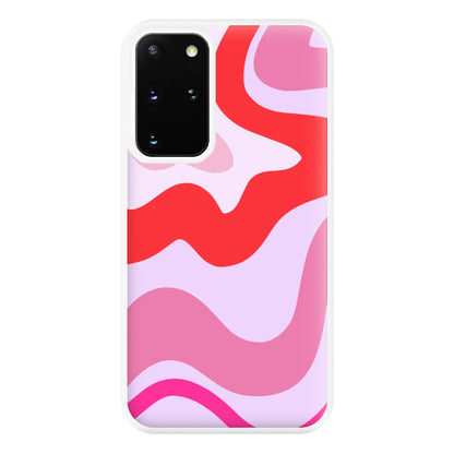 Purple & Pink Abstract  Phone Case for Galaxy S20 Plus