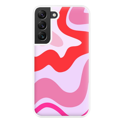 Purple & Pink Abstract  Phone Case for Galaxy S22 Plus