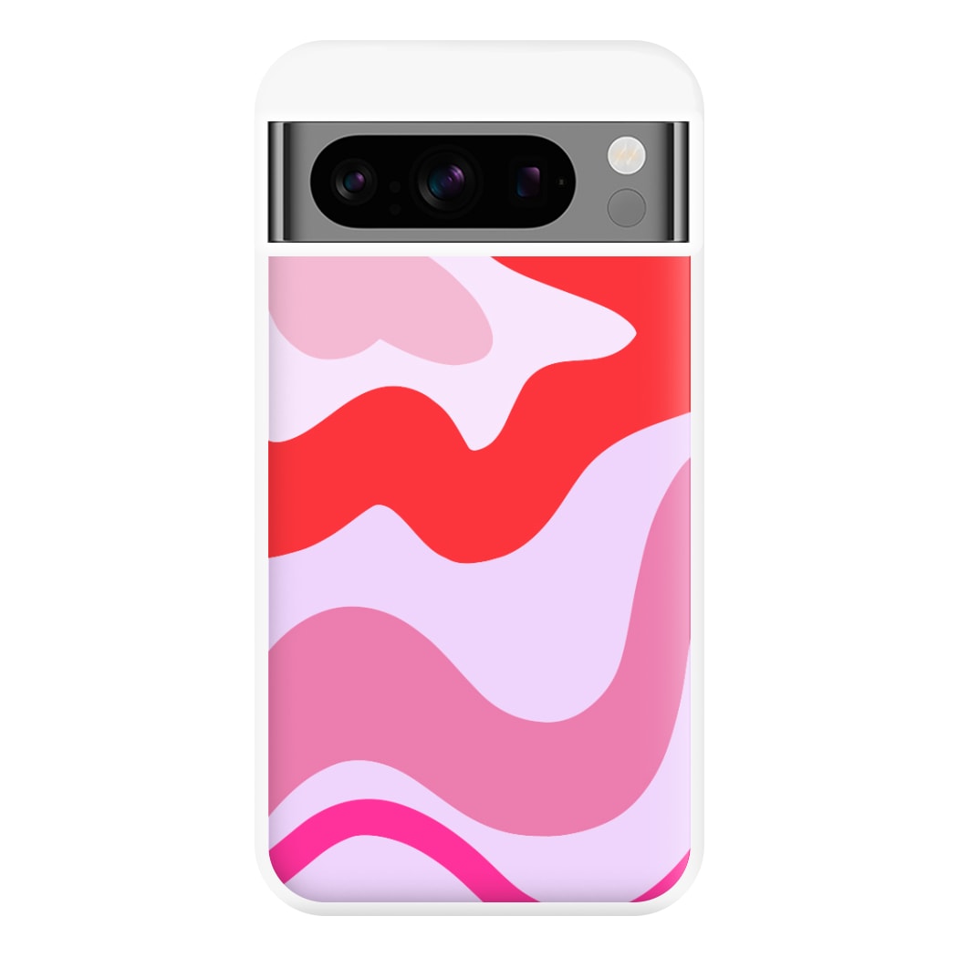 Purple & Pink Abstract  Phone Case for Google Pixel 8 Pro