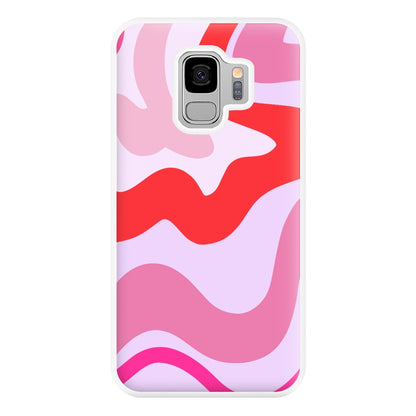 Purple & Pink Abstract  Phone Case for Galaxy S9 Plus