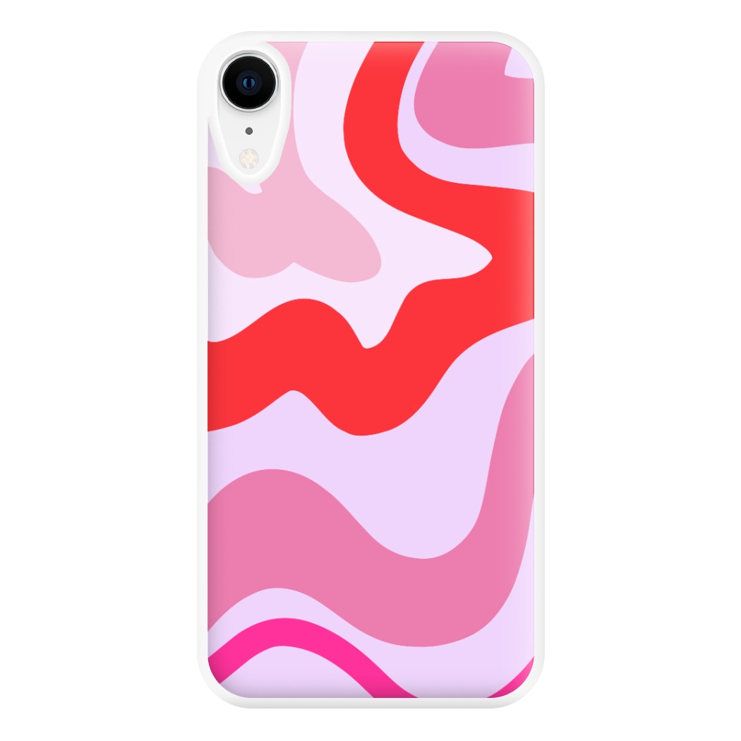 Purple & Pink Abstract  Phone Case for iPhone XR